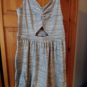 Gray Hollister cut out dress - large